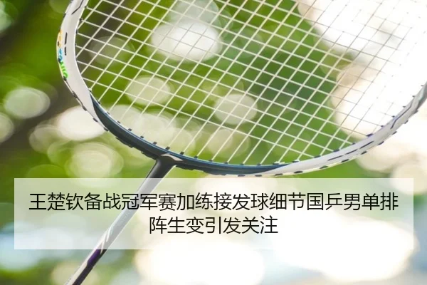 王楚钦备战冠军赛加练接发球细节国乒男单排阵生变引发关注